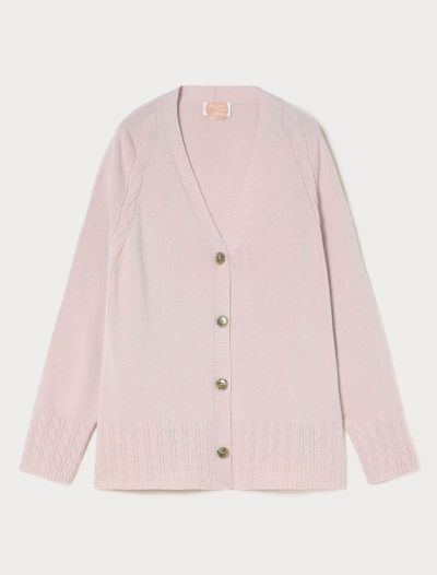 Cardigan curvy Persona Now - rosa