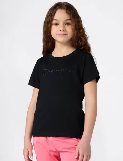 T-shirt manica corta sportiva Champion - nero
