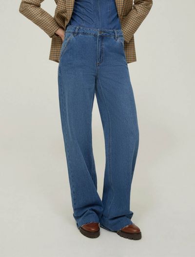 Pantalone jeans Pennyblack - blu medio