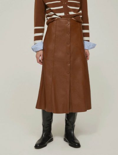 Gonna ecopelle Pennyblack - cuoio