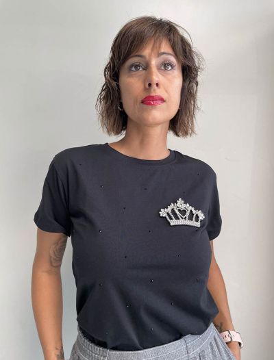 T-shirt manica corta Pennyblack - nero