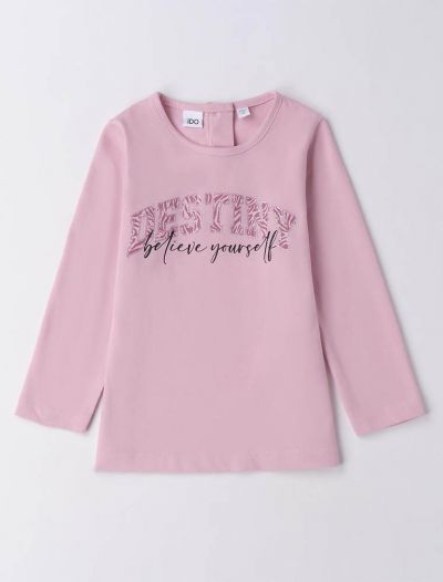 T-shirt manica lunga I Do - viola