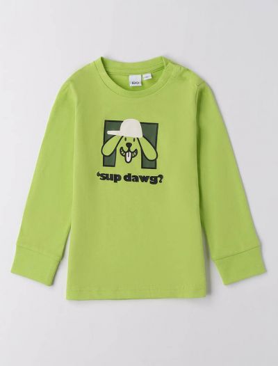 T-shirt manica lunga I Do - verde