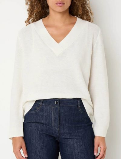 Pullover manica lunga Pennypink - avorio