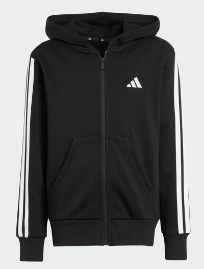 Felpa sportiva aperta Adidas - black