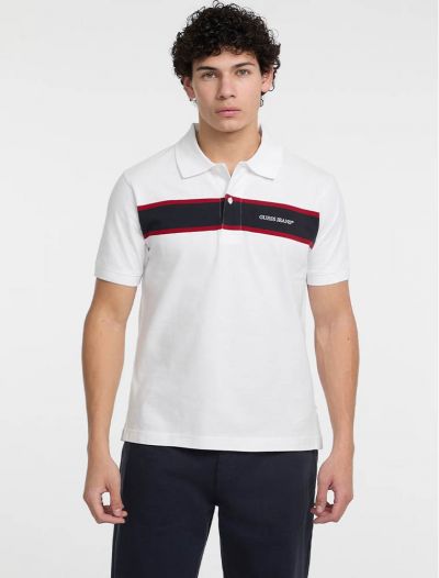 Polo manica corta Guess Jeans - white