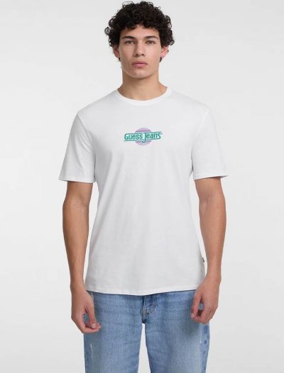 T-shirt manica corta Guess Jeans - white