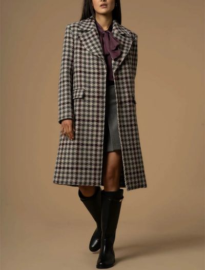 Cappotto Kocca - grigio bordeaux