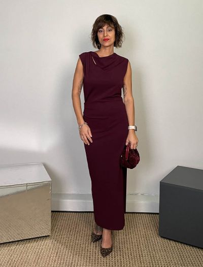 Abito Kocca - bordeaux