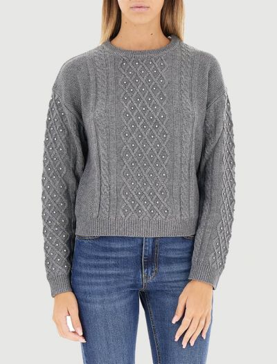 Maglia manica lunga Kocca - grigio melange