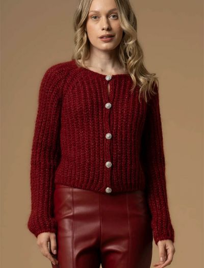 Maglia manica lunga Kocca - bordeaux