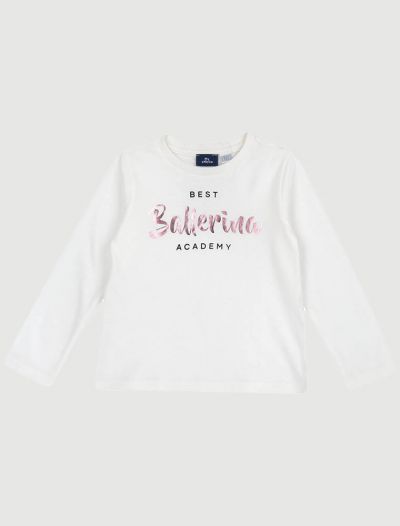 T-shirt manica lunga Chicco - panna