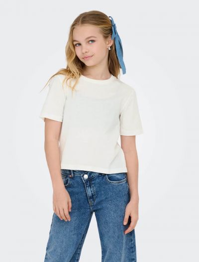 T-shirt manica corta Only - cloud dancer