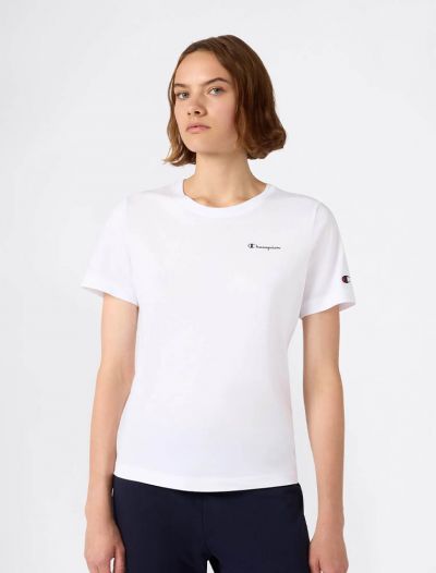 T-shirt manica corta sportiva Champion - bianco
