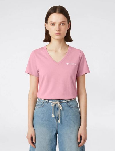 T-shirt manica corta sportiva Champion - pink