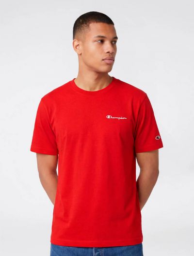 T-shirt manica corta sportiva Champion - rosso