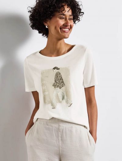 T-shirt manica corta Street One - bianco