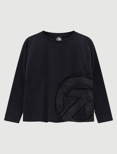 T-shirt manica lunga sportiva Uncoventional - nero