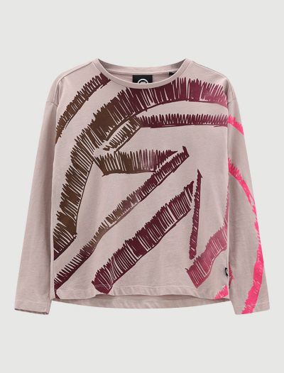 T-shirt manica lunga sportiva Uncoventional - stone