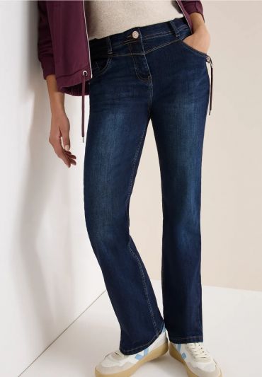 Pantalone jeans curvy. vestibilità sl... - blu scuro