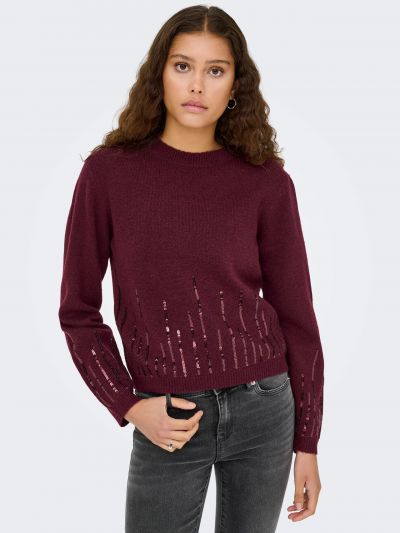 Pullover manica lunga Jdy - marrone