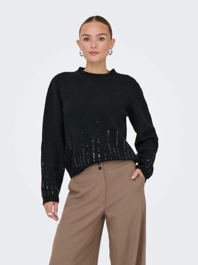 Pullover manica lunga Jdy - black