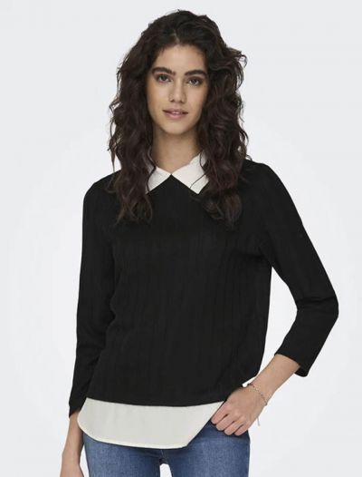 Maglia manica lunga Jdy - nero