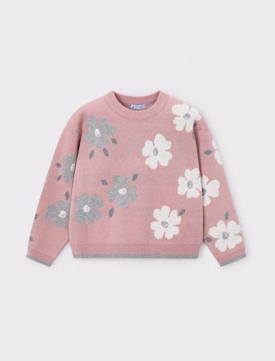 Maglia manica lunga Mayoral - rosa grigio