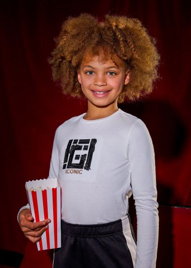 T-shirt Mayoral - panna nero