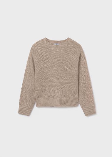 Pullover manica lunga Mayoral - sesamo