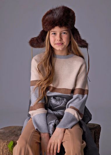 Maglia manica lunga Mayoral - nocciola