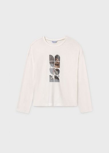 T-shirt Mayoral - panna