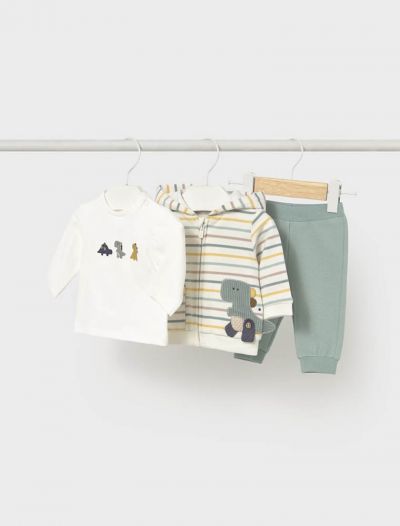 Completo 3 pezzi Newborn - ghiaccio