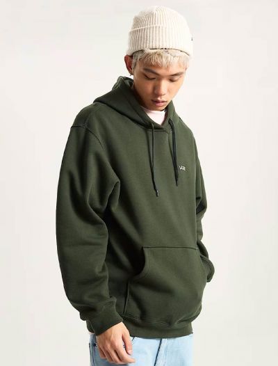 Maglia in felpa cappuccio Vans - verde oliva