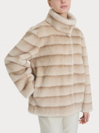 Pelliccia eco Ragno - panna