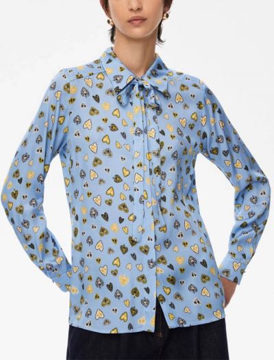 Camicia manica lunga Iblues - azzurro