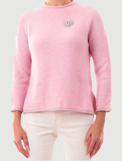 Pullover manica lunga Emme - rosa