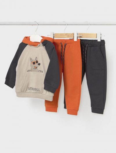 Completo 3 pezzi Mayoral - zucca
