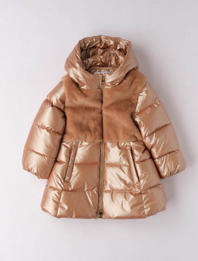 Cappotto imbottito I Do - biscotto