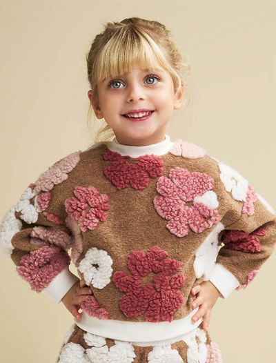 Maglia in felpa I Do - marrone