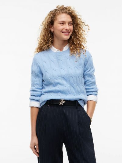 Maglia manica lunga Tommy Hilfiger - light blue
