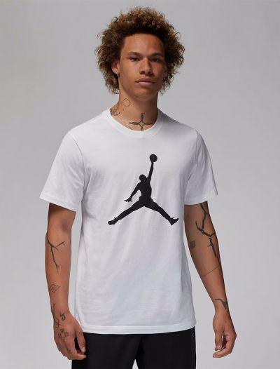 T-shirt manica corta sportiva Nike Jordan - bianco