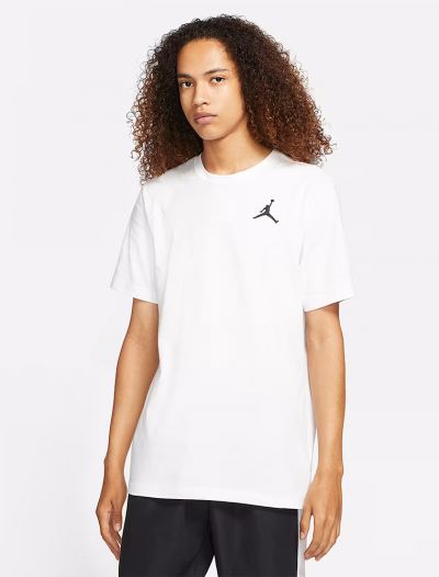 T-shirt manica corta sportiva Nike Jordan - bianco