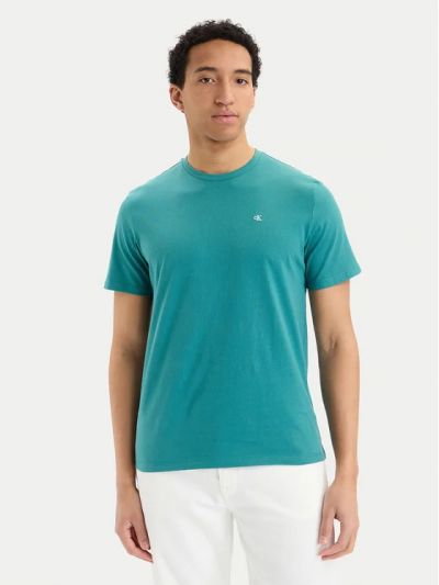 T-shirt manica corta Calvin Klein - smeraldo