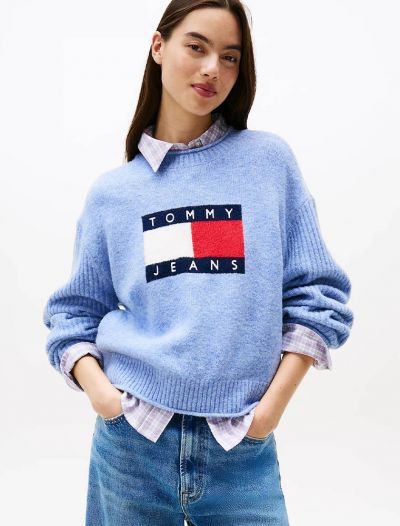Pullover manica lunga Tommy Jeans - iris