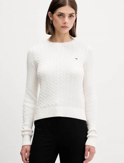 Maglia manica lunga Tommy Jeans - bianco