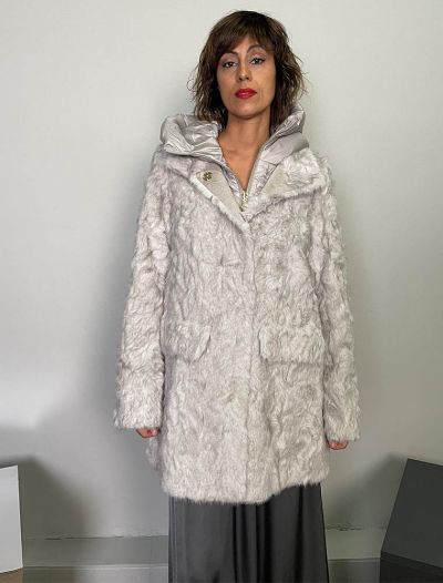 Pelliccia eco Yes Zee - grigio chiaro