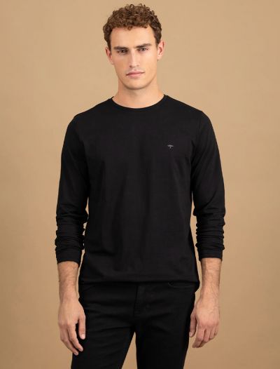 T-shirt manica lunga Fynch-hatton - nero