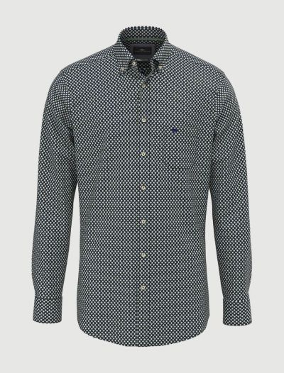 Camicia manica lunga casual Fynch-hatton - verde