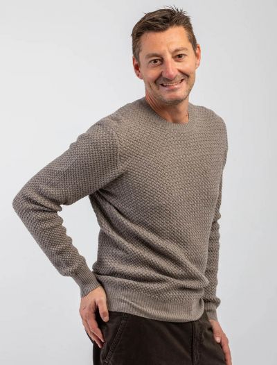 Maglia manica lunga Gran Sasso - beige